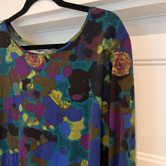 Habitat 100% Cotton Cobalt Print Color Burst Tee, Size XXL - Picture 4 of 9